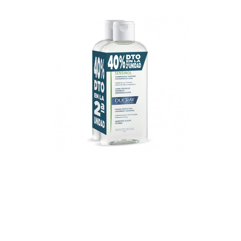 Ducray Sensinol Physio-protective Treatment Shampoo 2x400ml