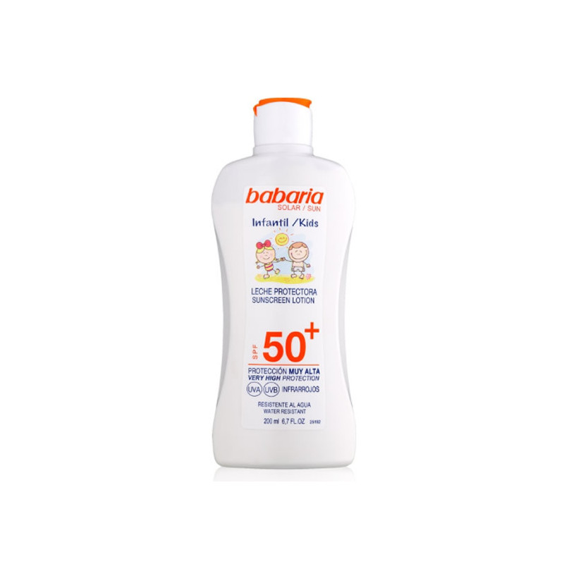 Babaria Sun Kids Sunscreen Lotion Water Resistant Spf50 200ml