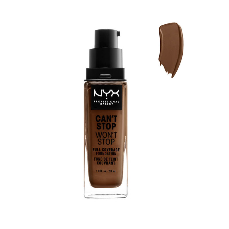 Nyx Can´t Stop Won´t Stop Full Coverage Foundation Cocoa 30ml