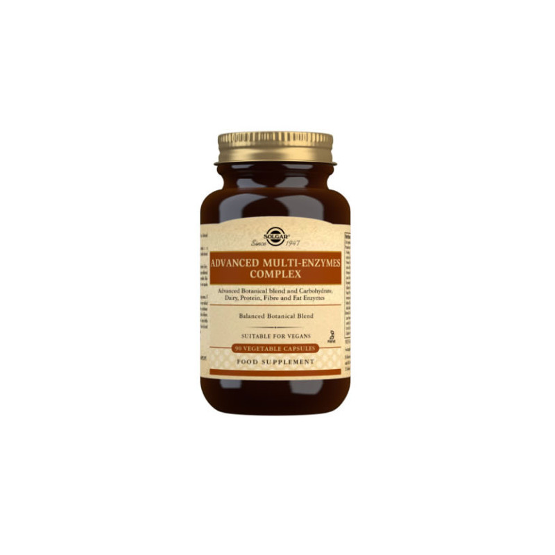 Advanced Multi-Enzyme Complex Vegetable Capsules - Pack of 90