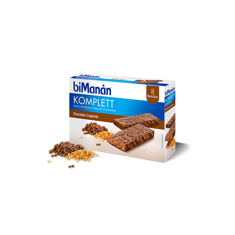 Bimanán Barrette Sostitutive Sapore Cioccolato Komplett 8 Unità