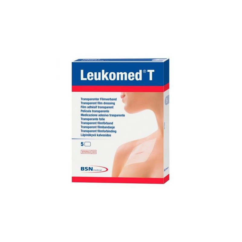 Leukomed T Apósito Transparente 10x25 Cm 5 Unidades Bsn Medical