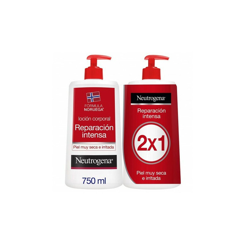 Neutrogena Intensa Lozione Per Il Corpo Riparatrice 750ml+750ml