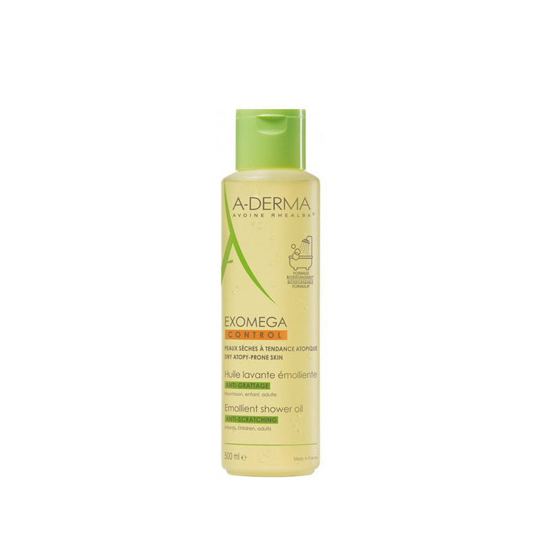 A-Derma Exomega Control Washing Oil Emollient Anti-Gratting 500ml