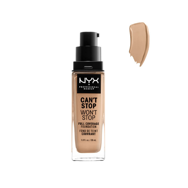 Nyx Can´t Stop Won´t Stop Full Coverage Foundation True Beige 30ml