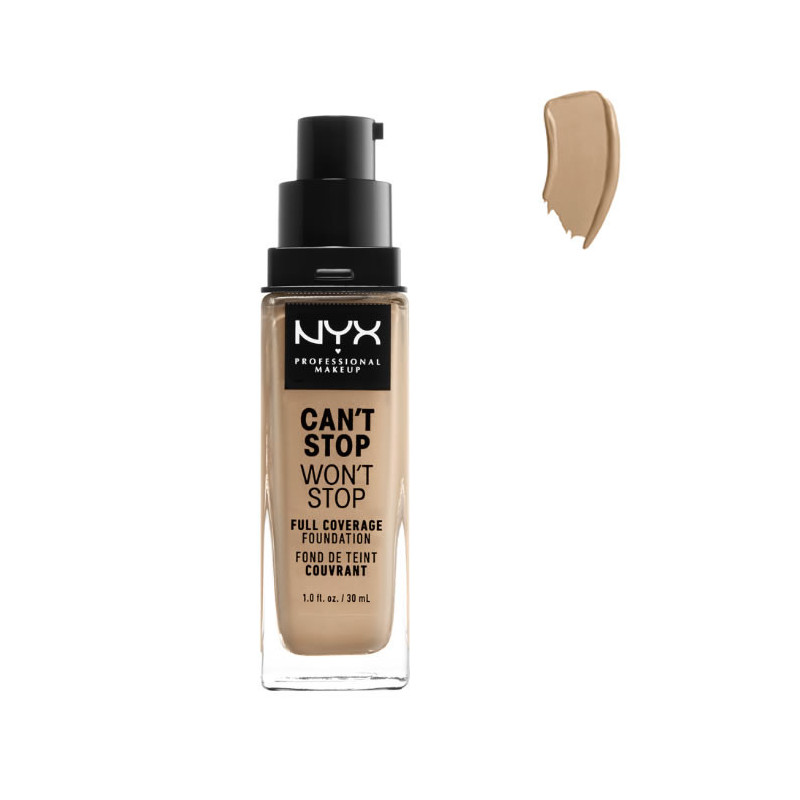 Nyx Can´t Stop Won´t Stop Full Coverage Foundation Soft Beige 30ml