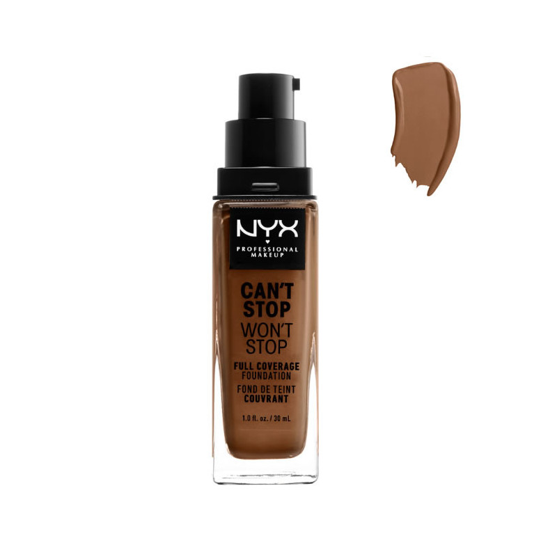 Nyx Can´t Stop Won´t Stop Full Coverage Foundation Cappucciono 30ml