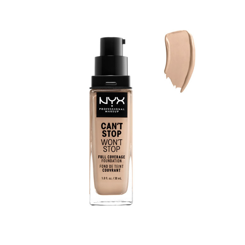 Nyx Can´t Stop Won´t Stop Full Coverage Foundation Light Ivory 30ml