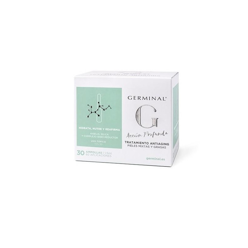 Germinal Deep Action Anti-Invecchiamento Pelli Miste e Grassi 30 Vesciche