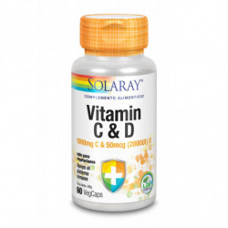 Solaray Vitamina C y D 60...
